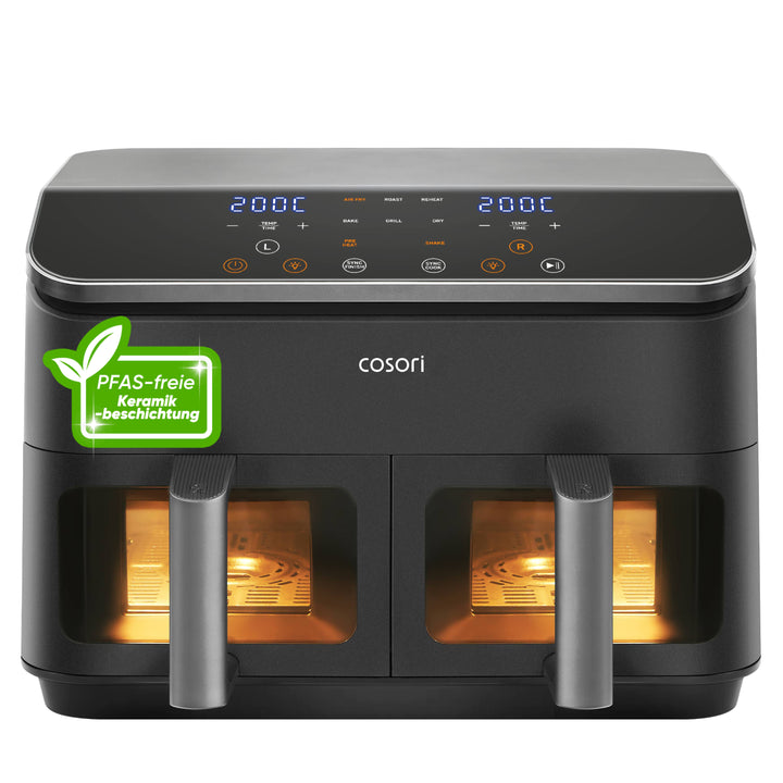COSORI Dual Basket 8.5-Liter Air Fryer
